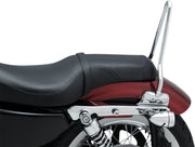 Kuryakyn All In One Sissy Bar Kit In Chrome 17 Inch Tall For Harley-Davidson 2004-2021 Sportster Models (Except & #KUR6582