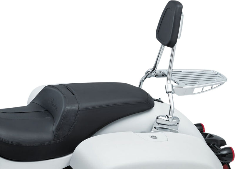 Kuryakyn 21 Inch High Sissy Bar With Mounts For Indian 2014-2023 Models (Excl. Roadmaster, Scout & FTR)