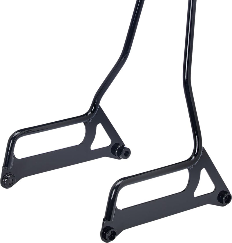 Biltwell EXFIL Sissy Bars for 2004-2017 Harley-Davidson Black Round Steel Each