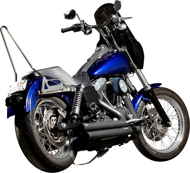 Biltwell Chrome Exfil Sissy Bar for 2006-2017 Harley-Davidson Dyna Motorcycles