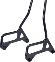 Biltwell EXFIL Sissy Bars for 1996-2020 Harley-Davidson Black Round Steel Each