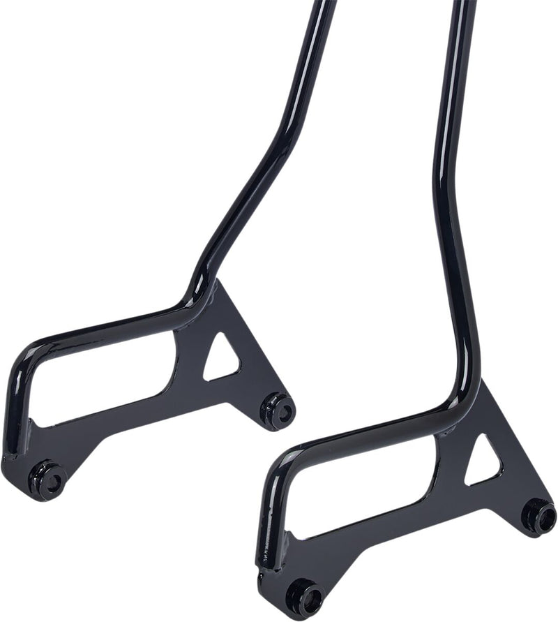 Biltwell EXFIL Sissy Bars for 1996-2020 Harley-Davidson Black Round Steel Each