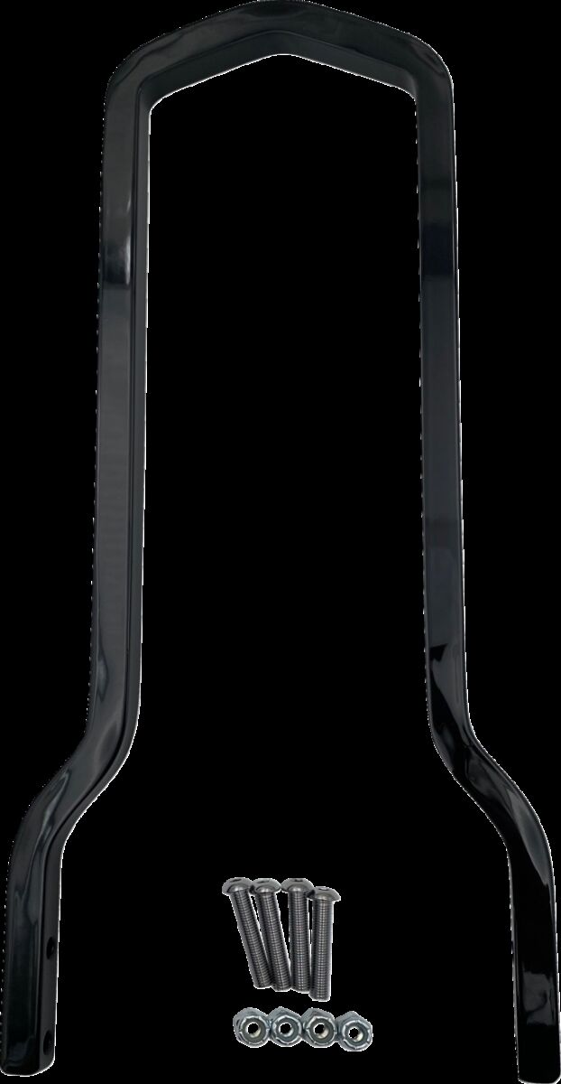 Drag Specialties Square Sissy Bar - Each, Tall, 19,1 cm (7-1/2") - Black / Gloss for Harley-Davidson Sportster 2004