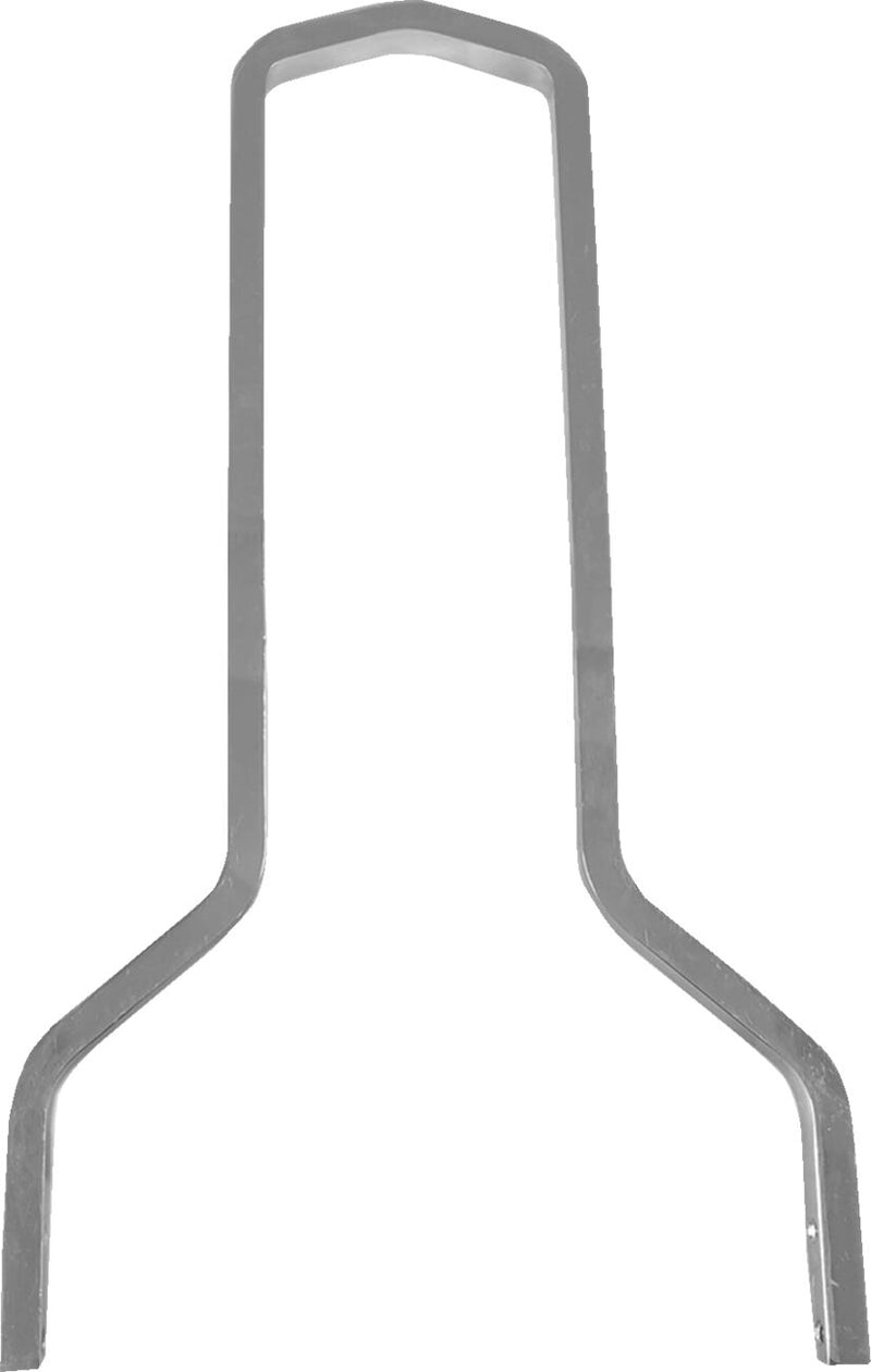 Drag Specialties Square Sissy Bar - Steel, Tall, Each - Chrome for Harley-Davidson Touring & Softail 2006-2024