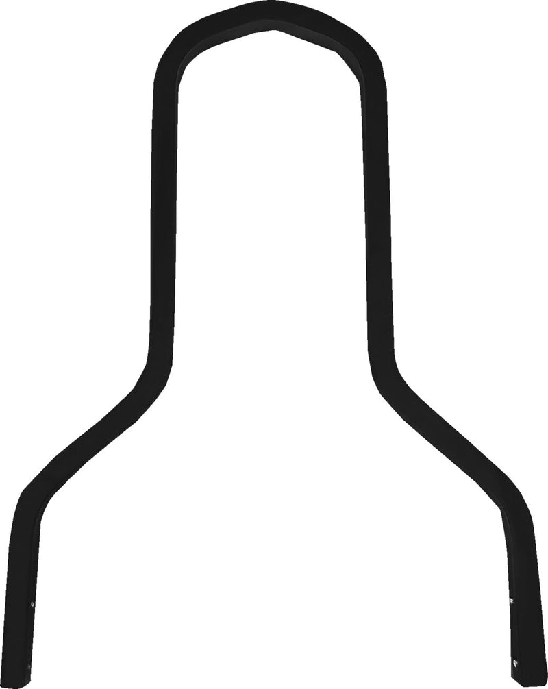 Drag Specialties Square Sissy Bar - Each, Steel, 27,94 cm (11") - Black / Gloss for Harley-Davidson Touring & Softail 2006-2024
