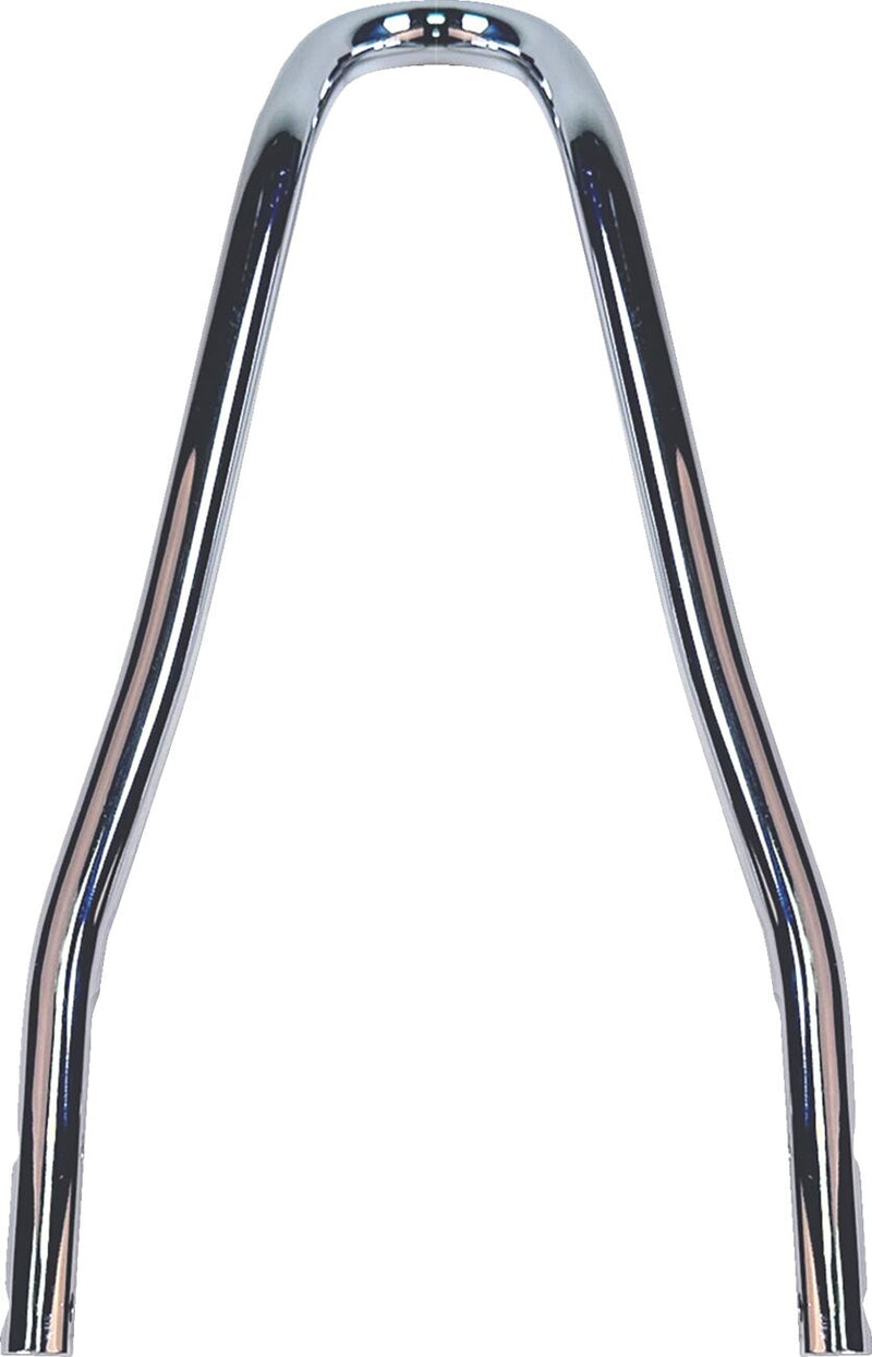 Drag Specialties Round Sissy Bar - 17 cm (6-11/16"), Tapered, Steel - Chrome for Harley-Davidson Dyna 1999-2001