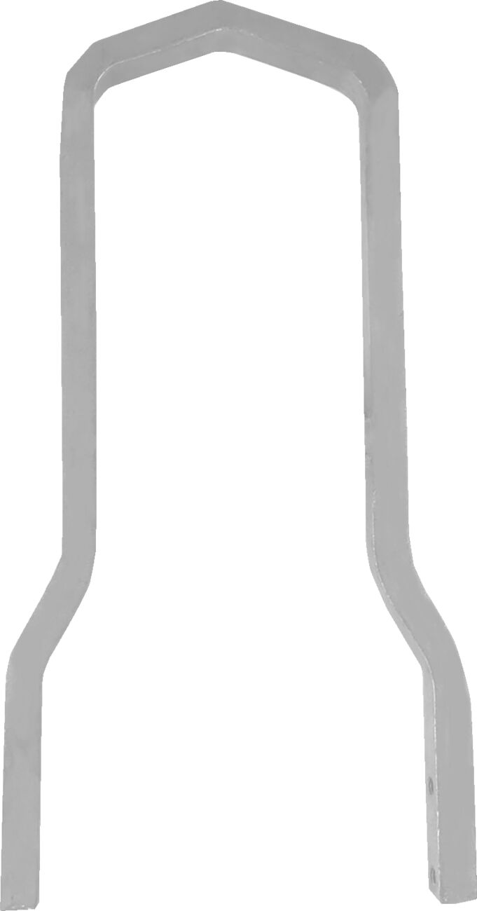Drag Specialties Square Sissy Bar - 17 cm (6-11/16"), Steel, Each - Chrome for Harley-Davidson Dyna 1999-2001