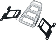 Kuryakyn Dillinger Luggage Rack In Silver For Harley-Davidson 2004-2020 Sportster Motorcycles (Except Roadster)