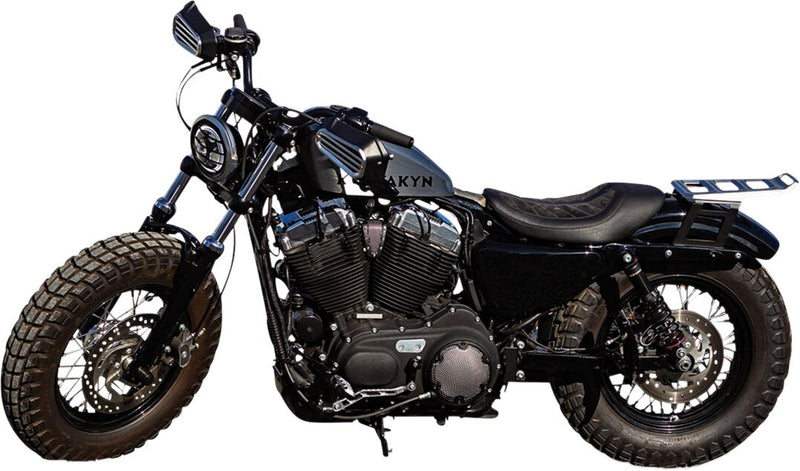 Kuryakyn Dillinger Luggage Rack In Silver For Harley-Davidson 2004-2020 Sportster Motorcycles (Except Roadster) #6664