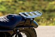 Kuryakyn Dillinger Luggage Rack In Silver For Harley-Davidson 2004-2020 Sportster Motorcycles (Except Roadster)