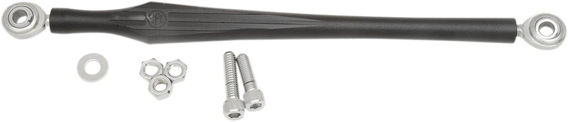 Performance Machine Shift Rod - 254 mm (10"), Grill, Billet Aluminum - Black / Chrome / Matte for Harley-Davidson Touring, Softail, Dyna & Trike 1986-2025