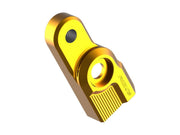 Rick's Motorcycles SHIFT LINKAGE for 2000-2025 Harley-Davidson Extension Gold Engraved Shift Arm Aluminium #TC-GSE1000-GG