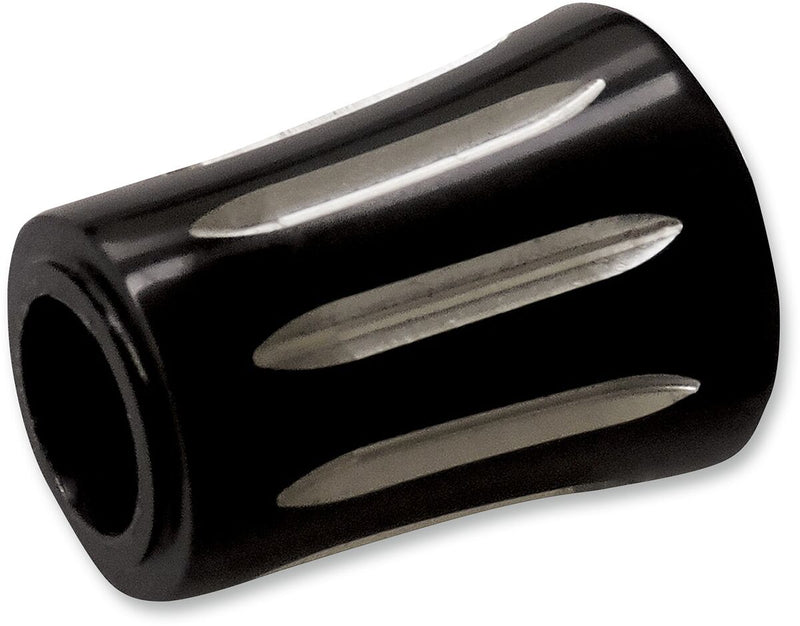Accutronix Heel Shift Eliminator - Each, Diamond, 6061 T-6 Billet Aluminum - Black / Chrome for Harley-Davidson Touring, Softail & Trike 1985-2026