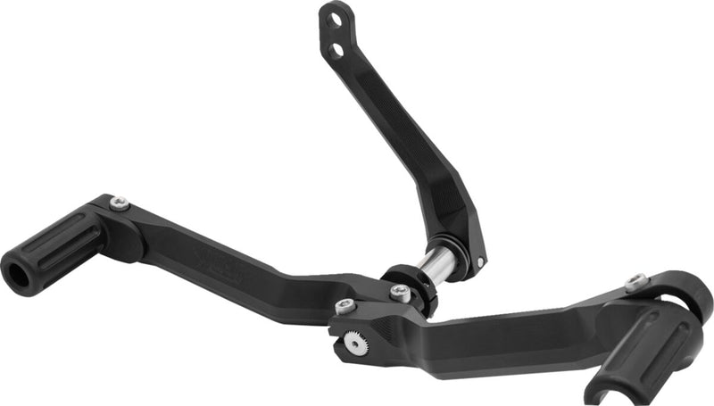 Drag Specialties Heel/Toe Shifter Designed by Gilles for 2017-2025 Harley-Davidson Shift Lever Anodised Black CNC Billet Aluminium