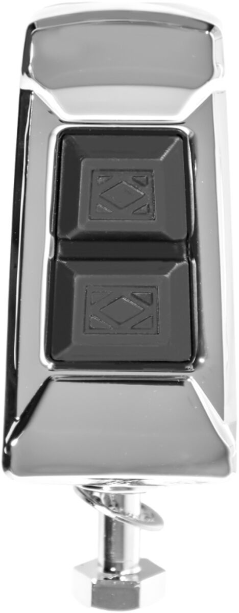 Kuryakyn Enygma Shift Peg Chrome Extended Aluminium EPDM Rubber #KUR10049-1
