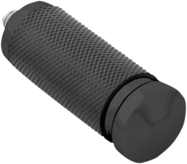 Performance Machine Contour Shift Peg - Rubber Wrapped, Each, Rubber - Anodized / Black for Harley-Davidson Touring, Softail, Sportster & Dyna 1983-2012