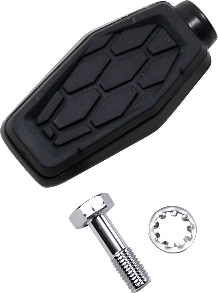 Kuryakyn Hex Shift Peg In Satin Black For All Various Harley-Davidson Motorcycles (See Fitment List) With Shift Levers (Except 2004-2020 Sportsters with Mid Controls) #KUR5911