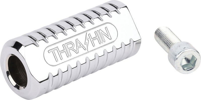 Thrashin' Supply Co. Speedway Shifter Peg - 6061 Billet Aluminum, Splined, Each - Chrome for Harley-Davidson Touring, Softail, Sportster & Dyna 1935-2025