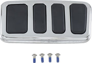 Kuryakyn ISO-Extended Brake Pedal Pad For Harley-Davidson FL Motorcycles In Chrome #KUR4456