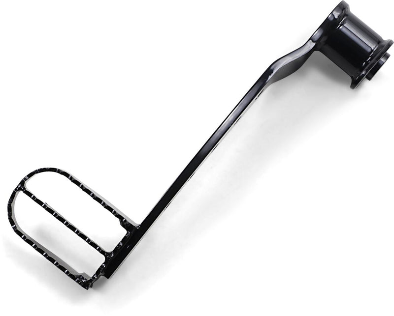 Burly Brand MX Brake Lever - Each, Steel - Black / Powder-Coated for Harley-Davidson Touring & Softail 1997-2007