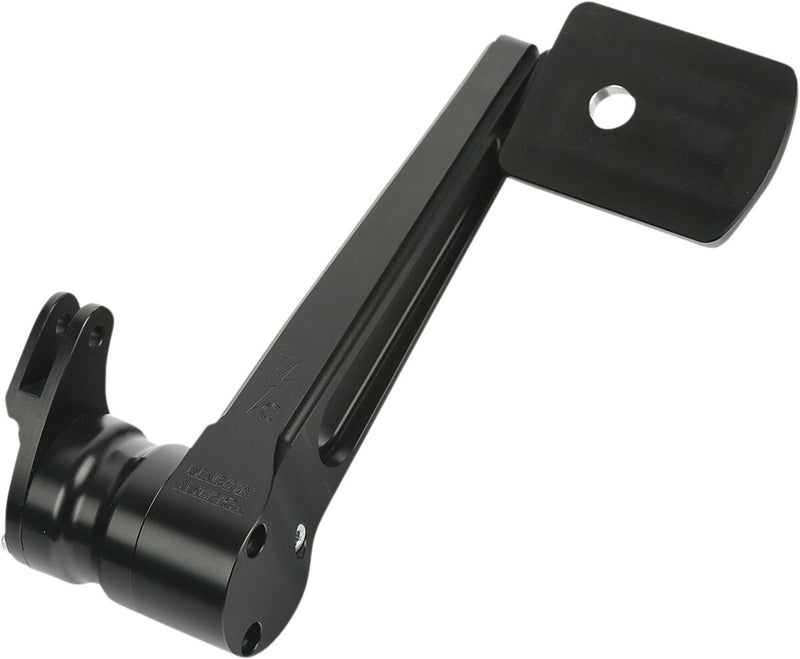 Thrashin' Supply Co. Brake Pedal Pad Mount - Each, 6061 T-6 Aluminum, Brake Arm - Black / Hard Anodized for Harley-Davidson Touring & Trike 2014-2024