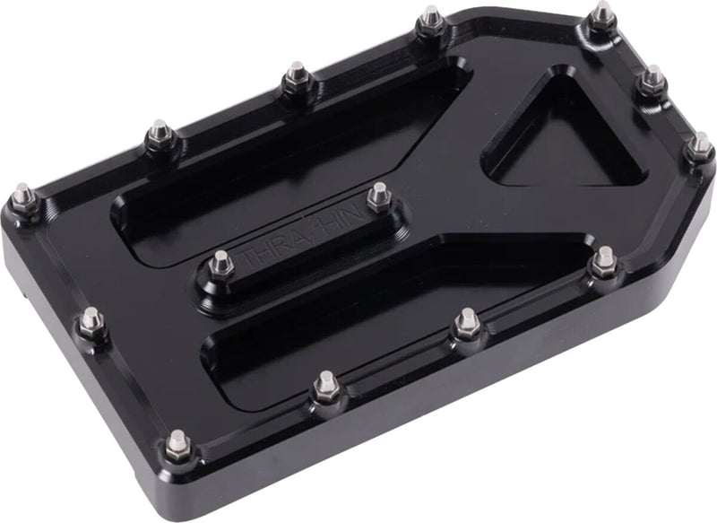 Thrashin Supply Co. Aggressor Brake Pedal Pad for 1994-2025 Harley-Davidson Brake Pad Anodised Black 6061 Billet Aluminium #TSC-2220-1