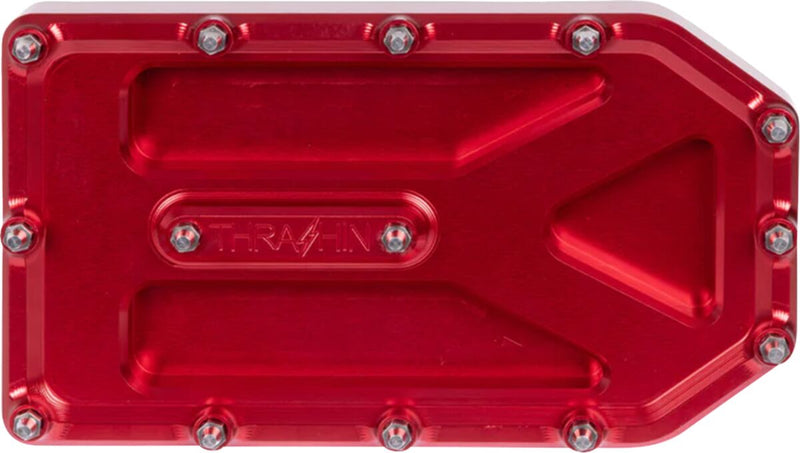 Thrashin Supply Co. Aggressor Brake Pedal Pad for 1994-2025 Harley-Davidson Brake Pad Anodised Red 6061 Billet Aluminium Each