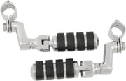 Kuryakyn Large ISO-Pegs With Offset & 1 1/4 Inch Magnum Quick Clamps In Chrome #KUR7999