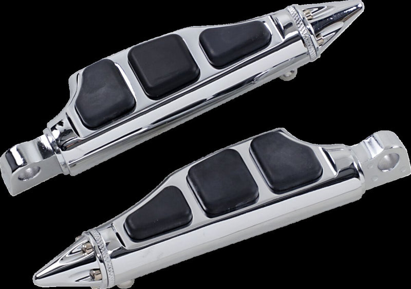 Kuryakyn Stiletto Pegs With Male Mount Adaptors In Chrome