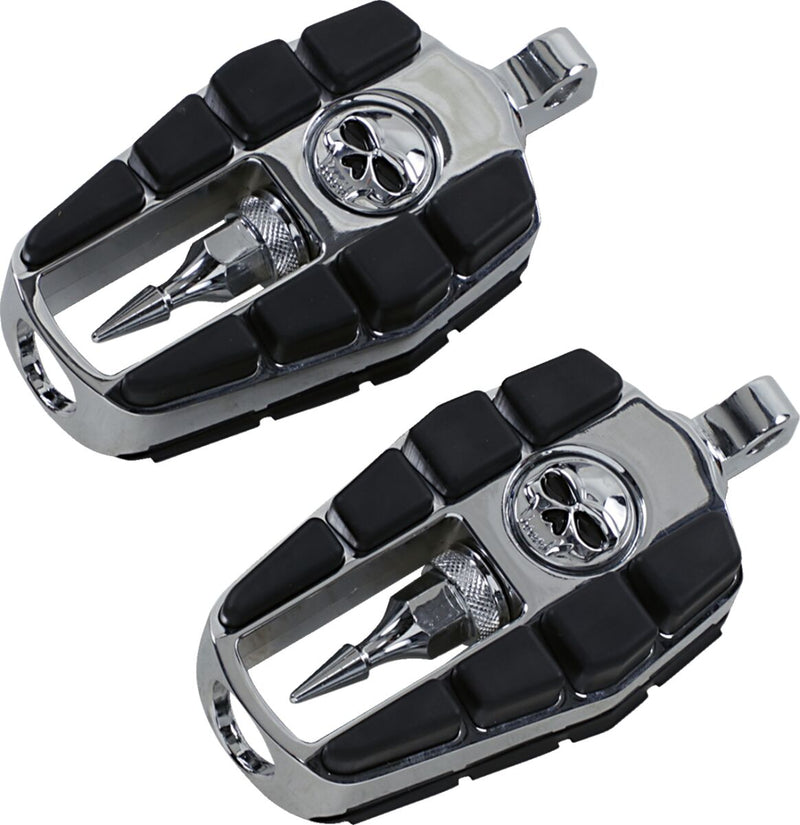 Kuryakyn Zombie Pegs With Male Mount Adaptors In Chrome #KUR4470