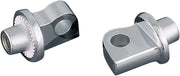 Kuryakyn Splined Peg Adaptors For Harley-Davidson & Multi-Fit Applications In Chrome (Pair)