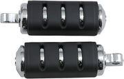 Kuryakyn Large Trident ISO-Pegs With Male Mount Adaptors In Chrome #KUR7591