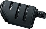 Kuryakyn Trident Dually ISO-Pegs With Male Mount Adaptors In Gloss Black #KUR7562