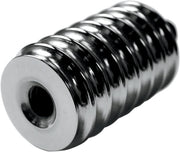 LA Choppers Shift Peg Extension Chrome Silver Ribbed 38 mm (1-1/2") Longer 1-1/2" Longer 38 mm Longer Aluminium #LA-7201-00