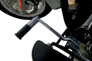 LA Choppers Shift Peg Extension Chrome Silver Ribbed 38 mm (1-1/2") Longer 1-1/2" Longer 38 mm Longer Aluminium #LA-7201-00