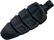 Kuryakyn Kinetic Footpegs With Male Mount Adaptors In Gloss Black #KUR4317