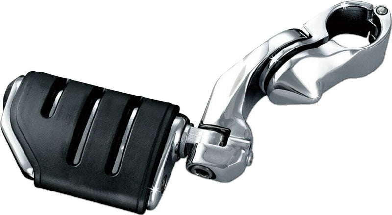 Kuryakyn Tour-Tech Short Arm Cruise Mounts With Trident Dually ISO-Pegs In Chrome