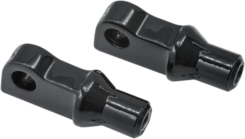 Kuryakyn Tapered Peg Adaptors For Harley-Davidson Sportster Motorcycles In Gloss Black