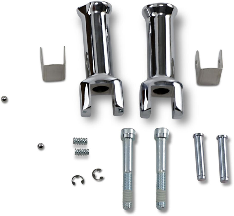 Drag Specialties Passenger Foot Peg Mount Kits Fits Harley-Davidson Dyna, Softail Models 2018-2024