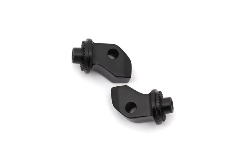 Kuryakyn Front Splined Peg Adaptors For Indian & Victory Motorcycles In Satin Black #KUR8893