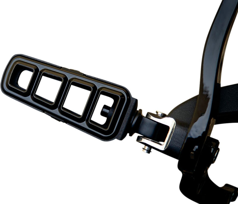 Kuryakyn Front Splined Peg Adaptors For Indian & Victory Motorcycles In Satin Black #KUR8893