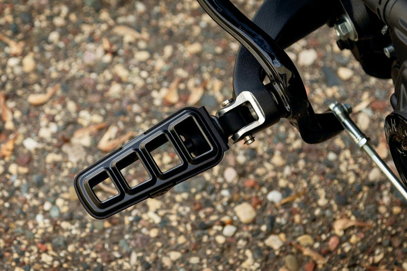 Kuryakyn Dillinger Pegs Without Adaptors In Satin Black #KUR6659
