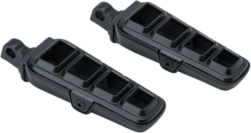 Kuryakyn Dillinger Pegs With Male Mount Adaptors In Satin Black
