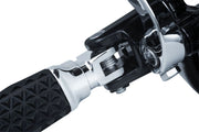 Kuryakyn Front Splined Male Mount Peg Adaptors For Harley-Davidson Softail 2018-2023 & 2020-2022 LiveWire Motorcycles In Chrome