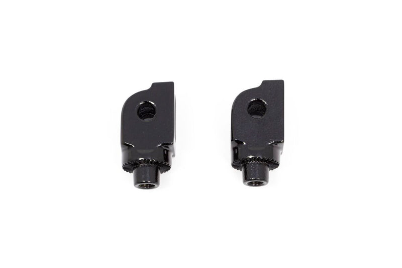 Kuryakyn Splined Rider Male Mount Peg Adaptors For Harley-Davidson Softail 2018-2023 & 2020-2022 LiveWire Motorcycles In Gloss Black #KUR8946