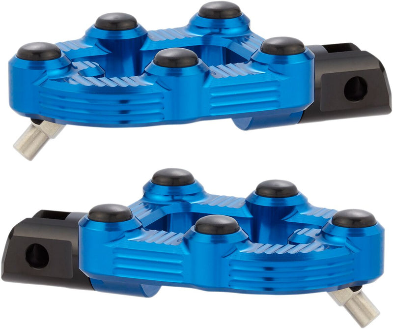 Arlen Ness Blue MX Footpegs