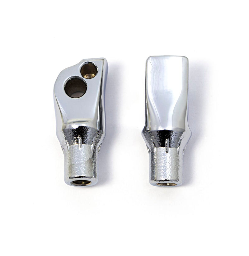 Kuryakyn Tapered Passenger Peg Adaptors For Harley-Davidson 2018-2023 Softail & LiveWire Motorcycles In Chrome