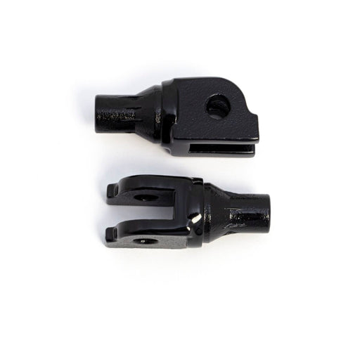 Kuryakyn Tapered Driver Peg Adaptors For Harley-Davidson 2018-2022 Softail & LiveWire Motorcycles In Gloss Black