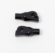 Kuryakyn Tapered Passenger Peg Adaptors For Harley-Davidson 2018-2023 Softail & LiveWire Motorcycles In Gloss Black