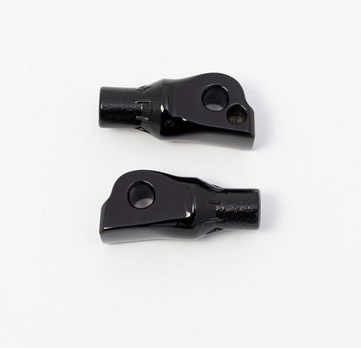 Kuryakyn Tapered Passenger Peg Adaptors For Harley-Davidson 2018-2023 Softail & LiveWire Motorcycles In Gloss Black